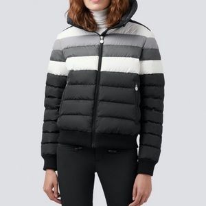 Supernova Duvet Down Ski Jacket in Black - Perfect Moment